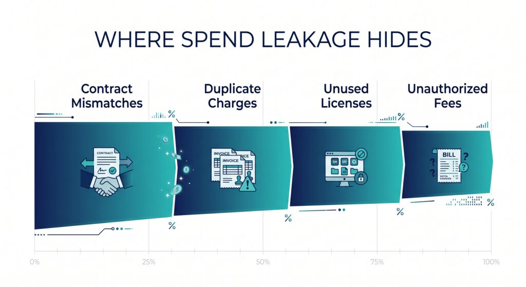 Where spend leakage hides